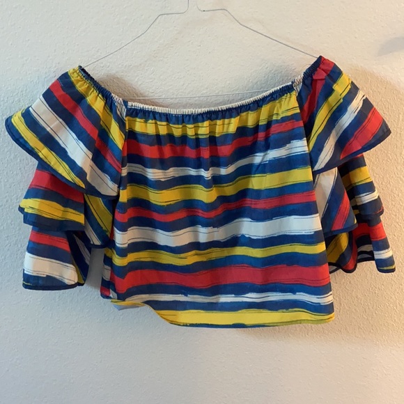 Off the shoulder ruffle top - Picture 3 of 5